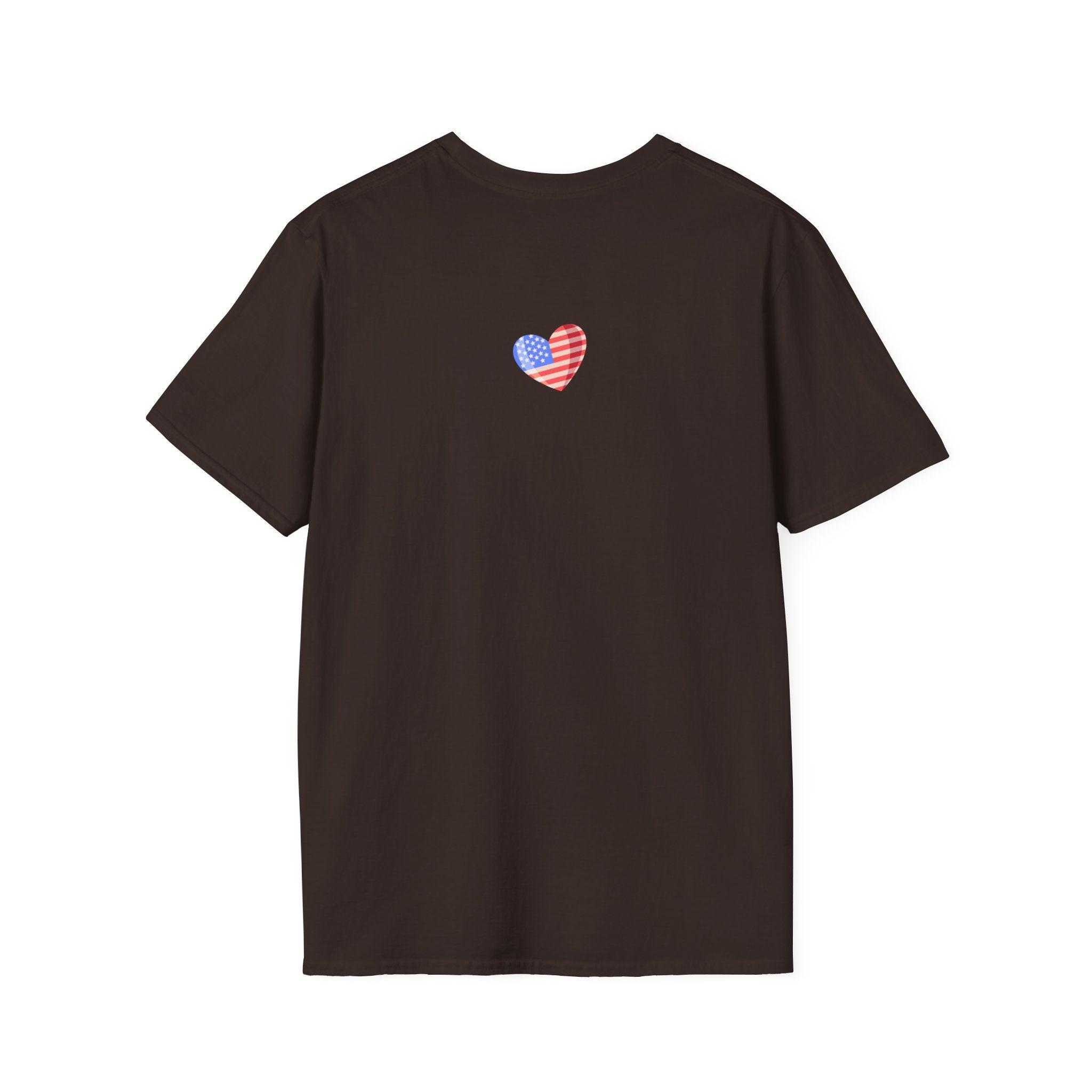 Patriotic Heart T-Shirt — "Patriotic but Not a Republican" Graphic Tee