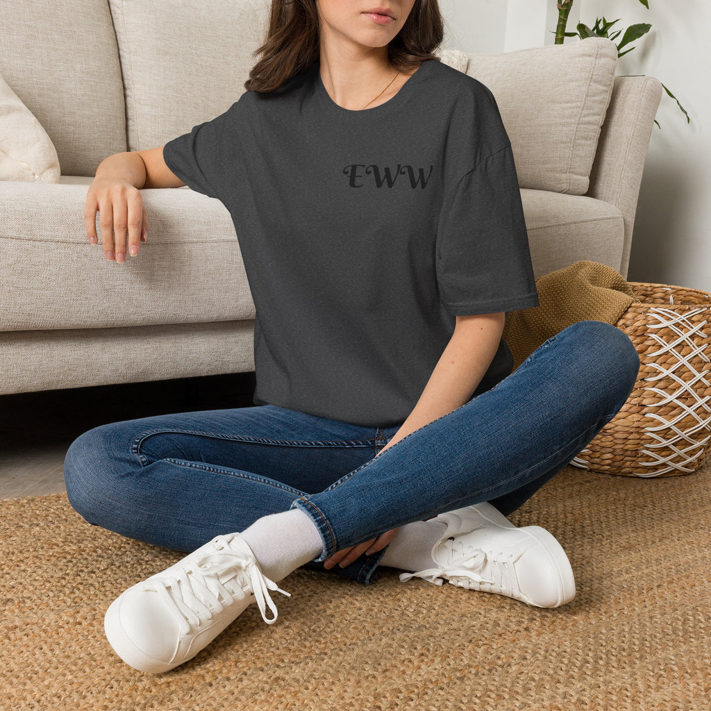 FWW Monogram Tee — Minimal Script Initials T-Shirt