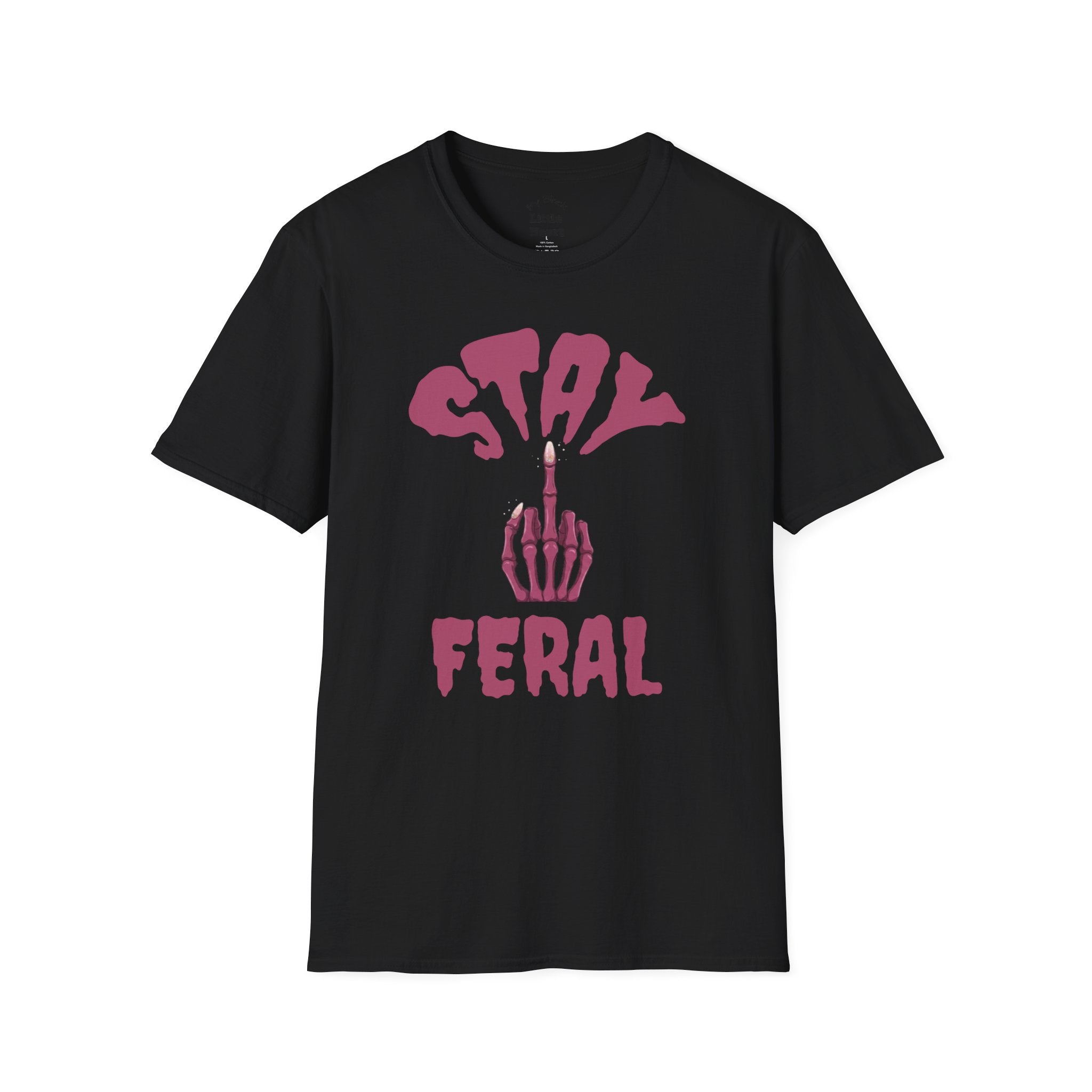 Stay Feral T-Shirt — Bold Retro Graphic Tee