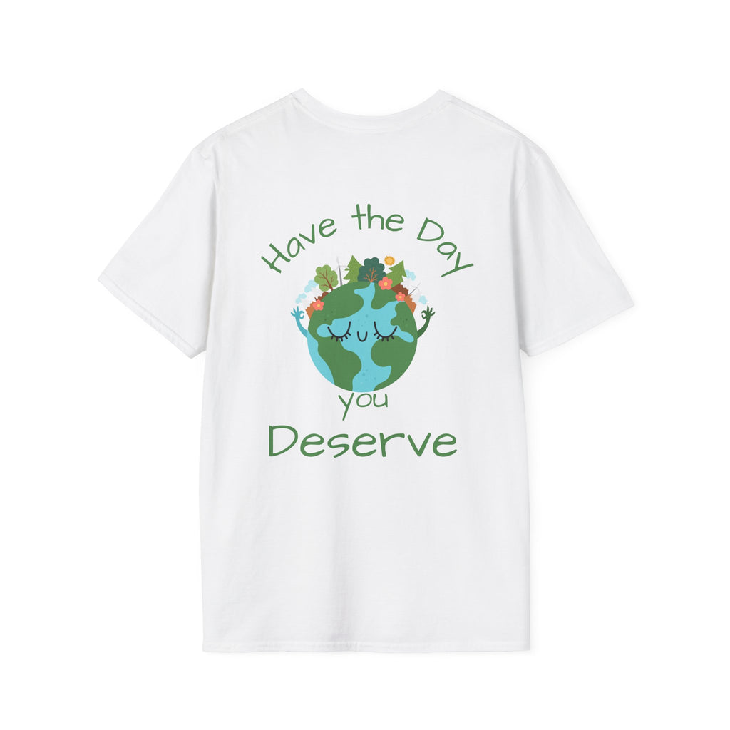 Earth Buddy Graphic T-Shirt — Cute Floral Globe Design