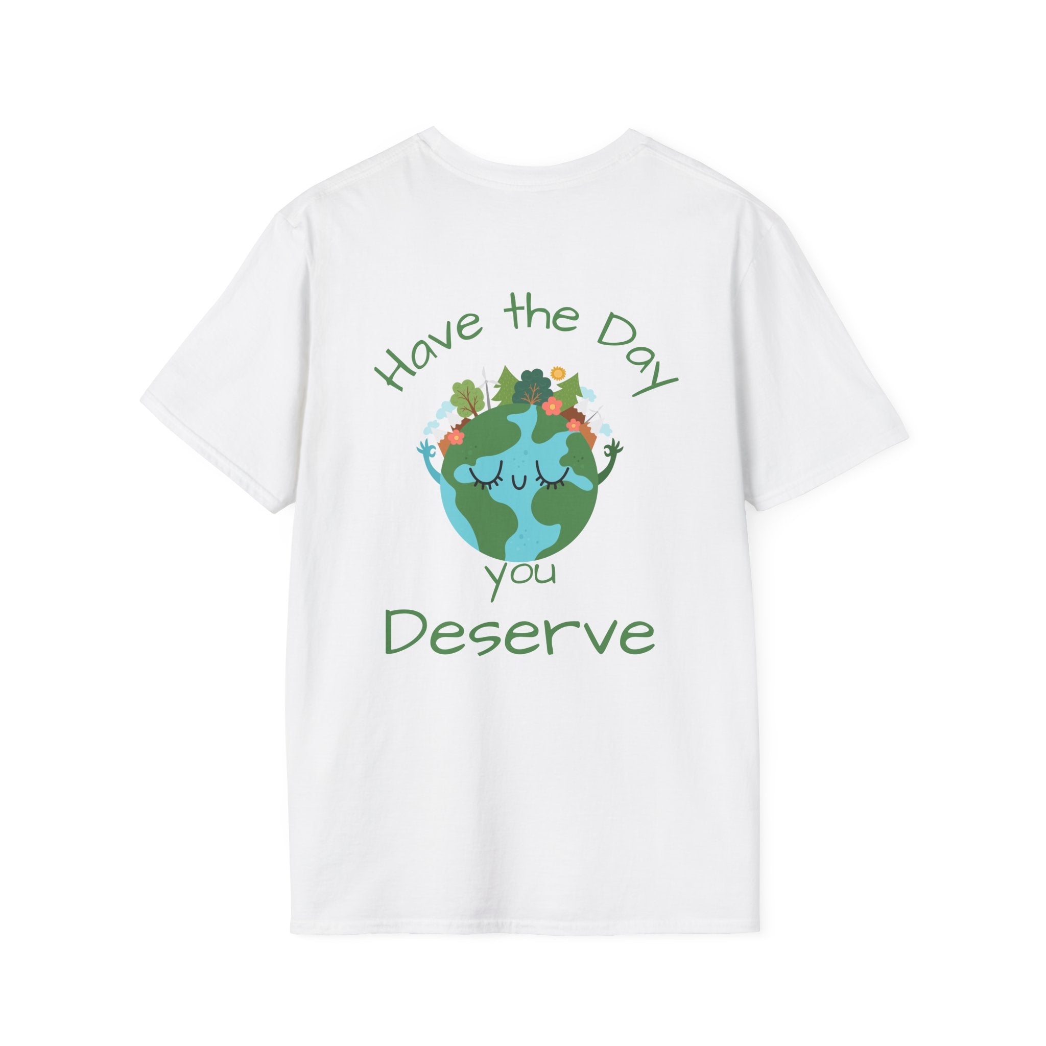 Earth Buddy Graphic T-Shirt — Cute Floral Globe Design