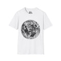 Moon Phases T-Shirt — Vintage Lunar Print Tee for Stargazers