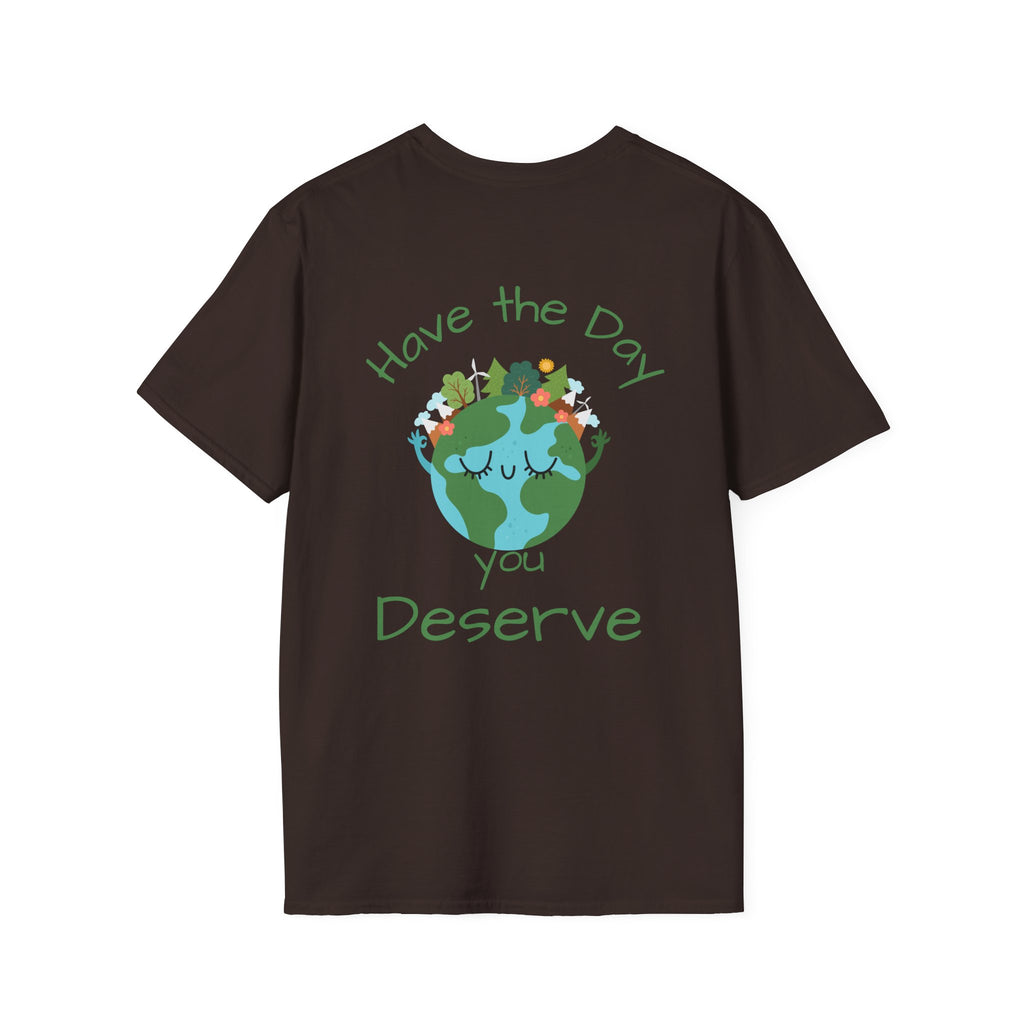 Earth Buddy Graphic T-Shirt — Cute Floral Globe Design