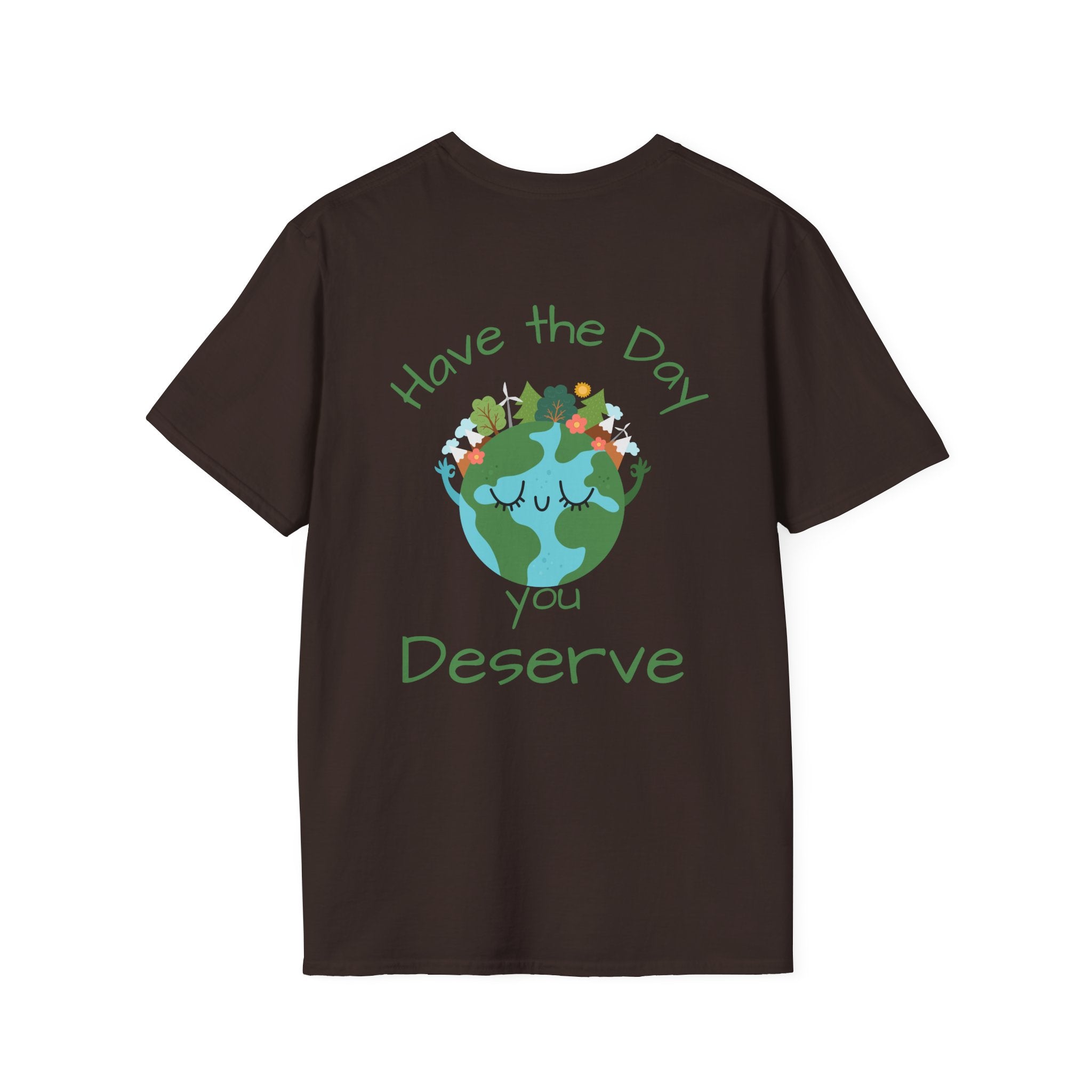 Earth Buddy Graphic T-Shirt — Cute Floral Globe Design