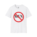 No Men Graphic T-Shirt — Funny Feminist Protest Tee