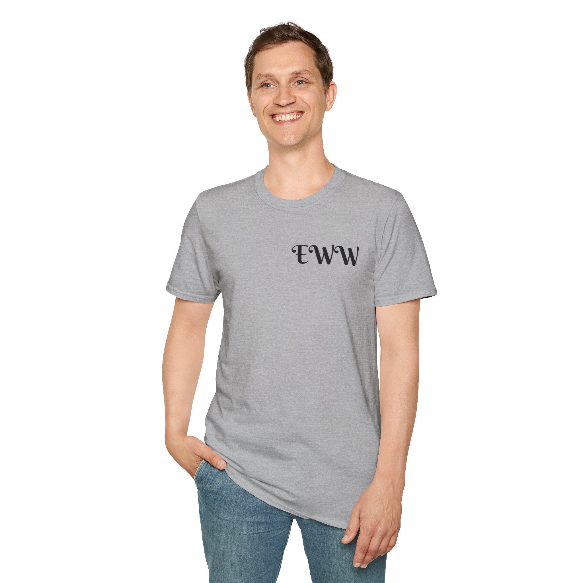 FWW Monogram Tee — Minimal Script Initials T-Shirt