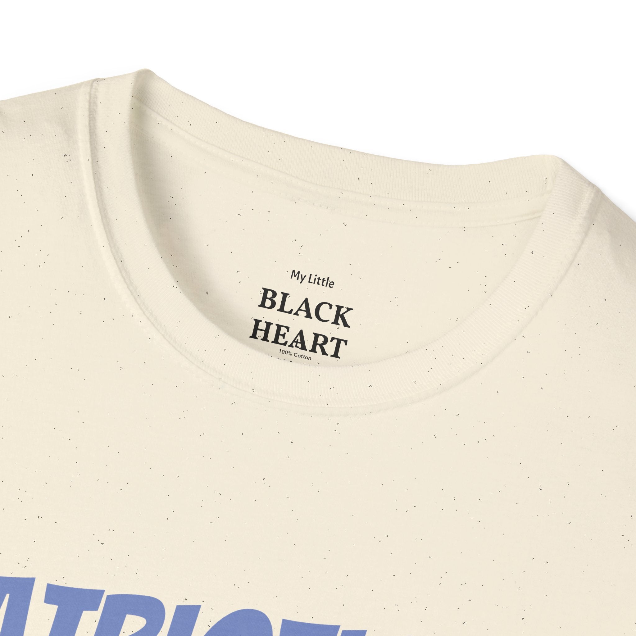 Patriotic Heart T-Shirt — "Patriotic but Not a Republican" Graphic Tee