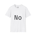 No Graphic T-Shirt — Minimalist Statement Tee