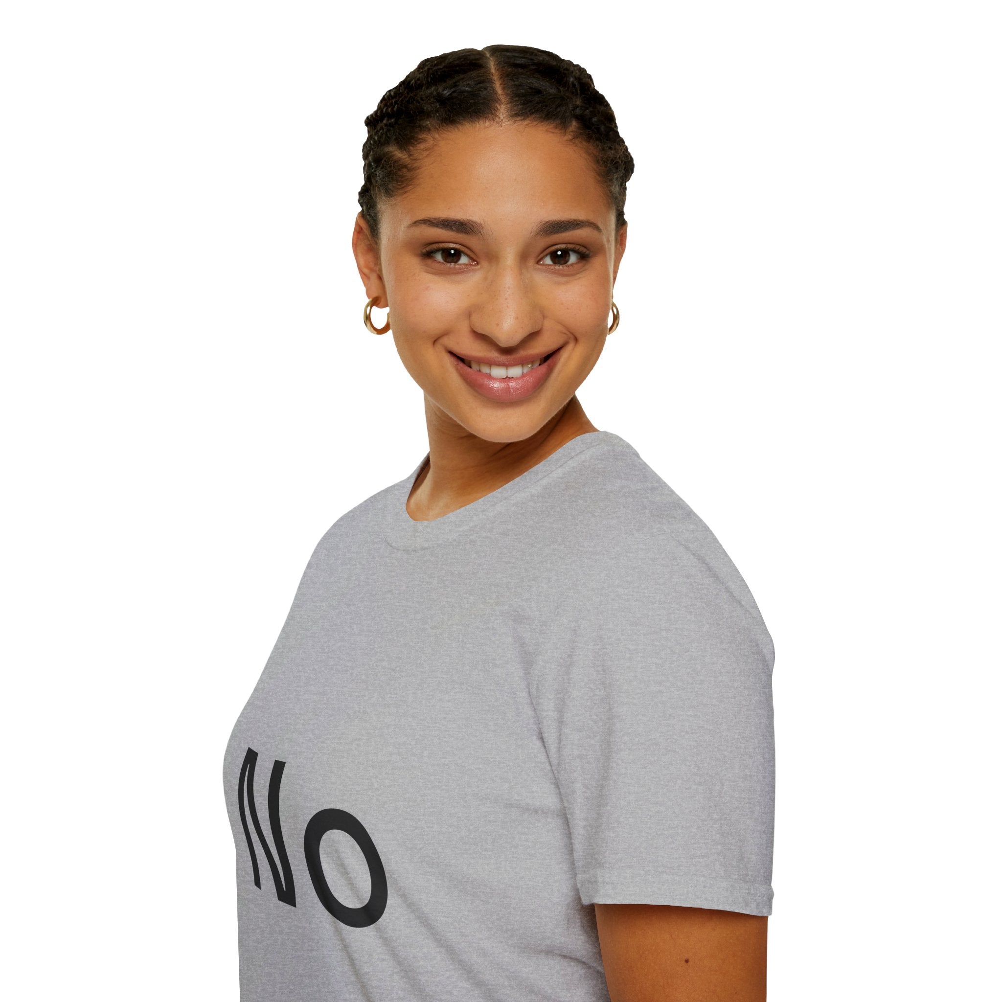 No Graphic T-Shirt — Minimalist Statement Tee