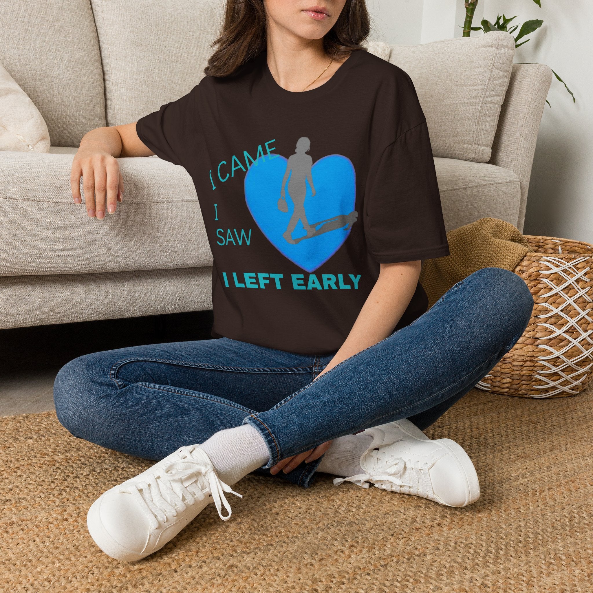I Came, I Saw, I Left Early T-Shirt — Funny Introvert Graphic Tee