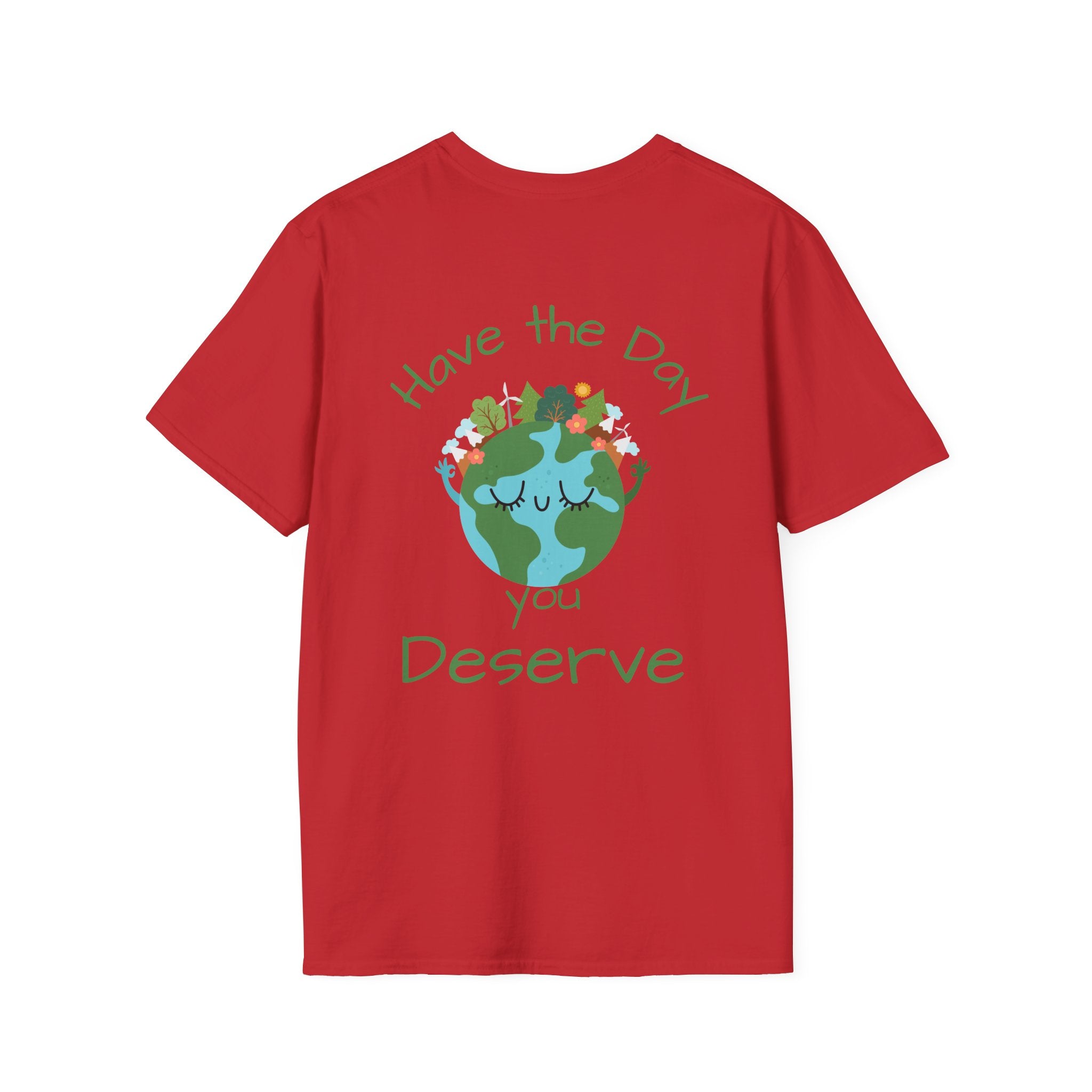 Earth Buddy Graphic T-Shirt — Cute Floral Globe Design