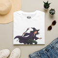 Skateboard Witch T‑Shirt – 'Howl’d Wicked' Halloween Skate Graphic Tee