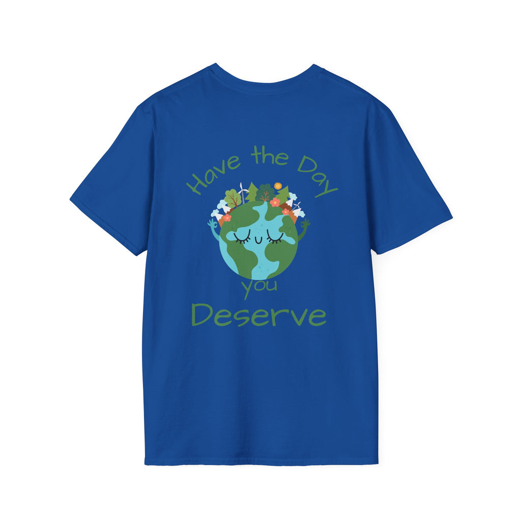 Earth Buddy Graphic T-Shirt — Cute Floral Globe Design