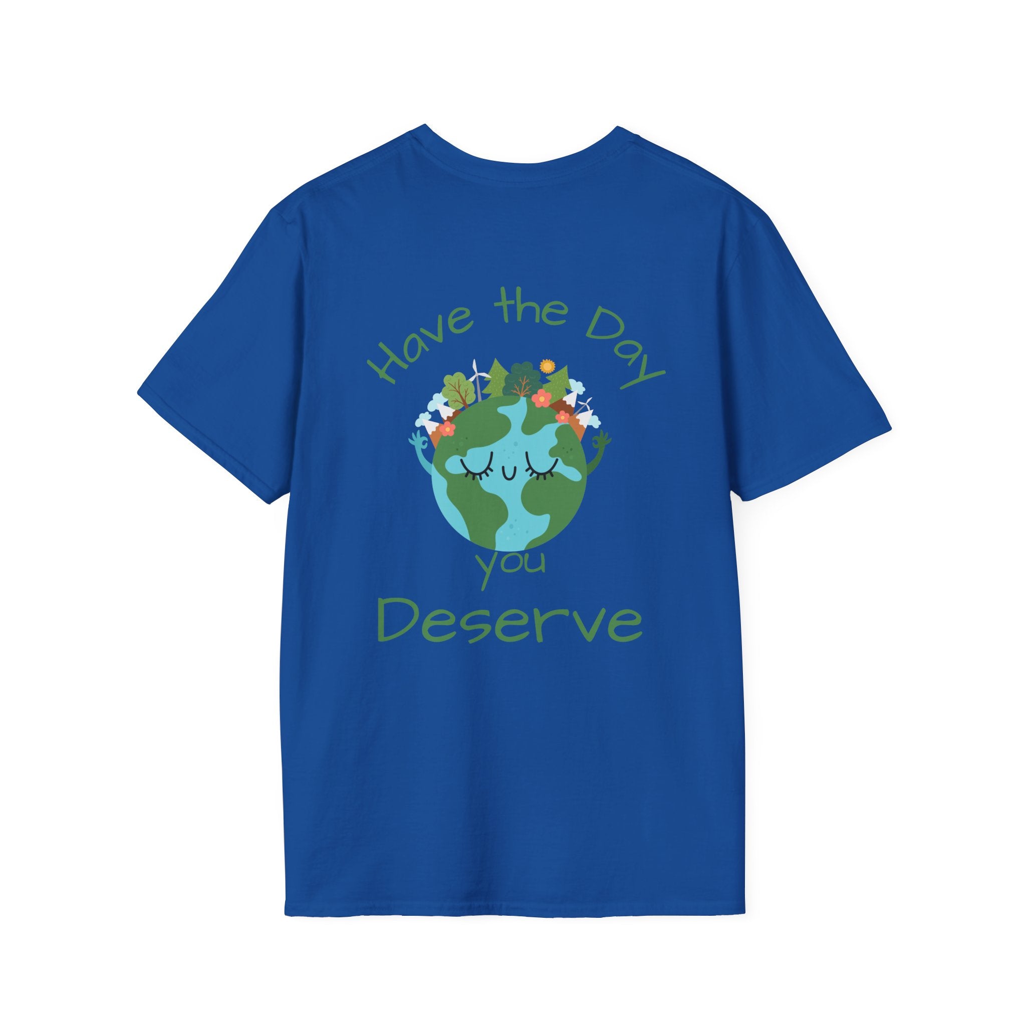 Earth Buddy Graphic T-Shirt — Cute Floral Globe Design