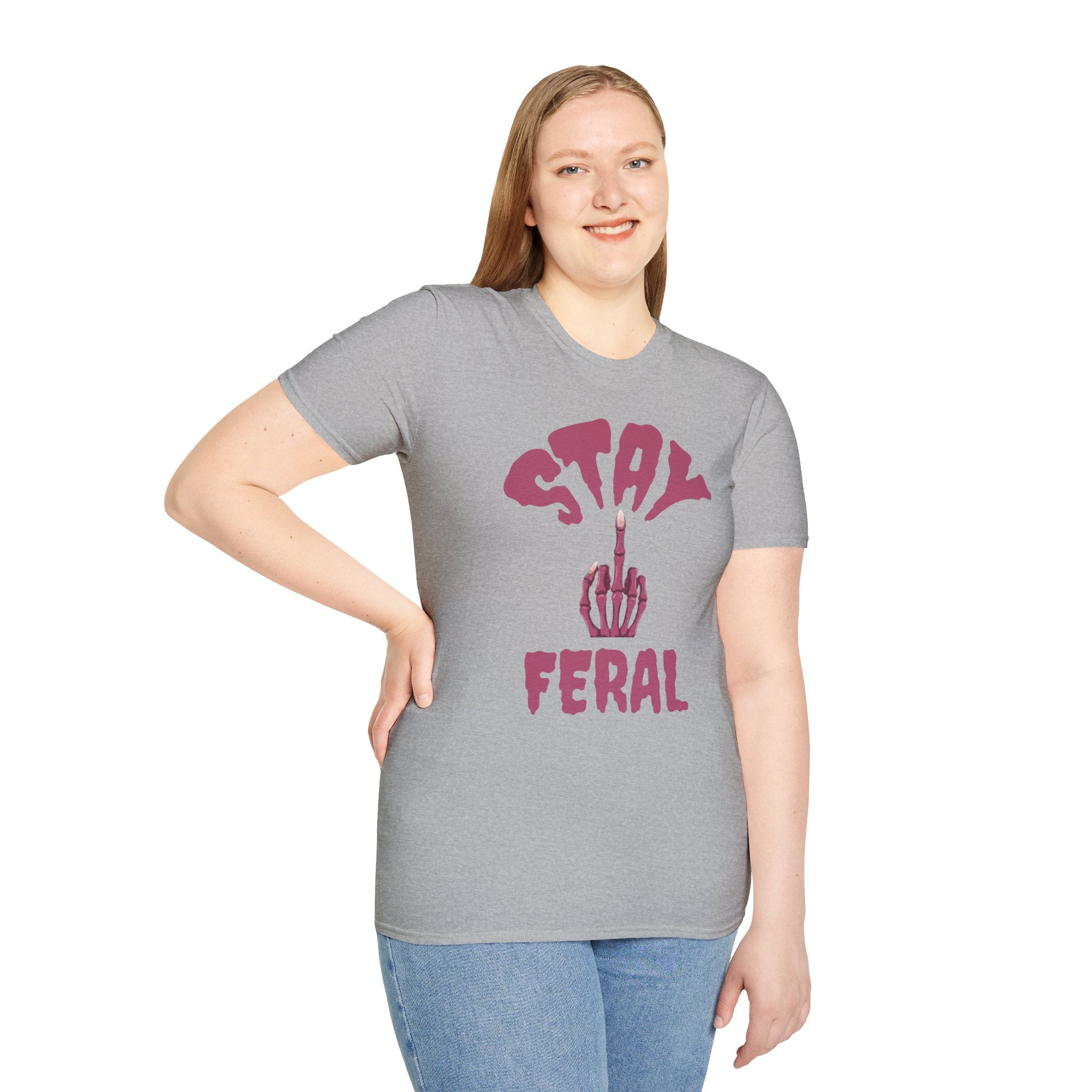 Stay Feral T-Shirt — Bold Retro Graphic Tee