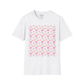 Cute Pink Cat Pattern T-Shirt — Kawaii Kitty Repeat Graphic Tee