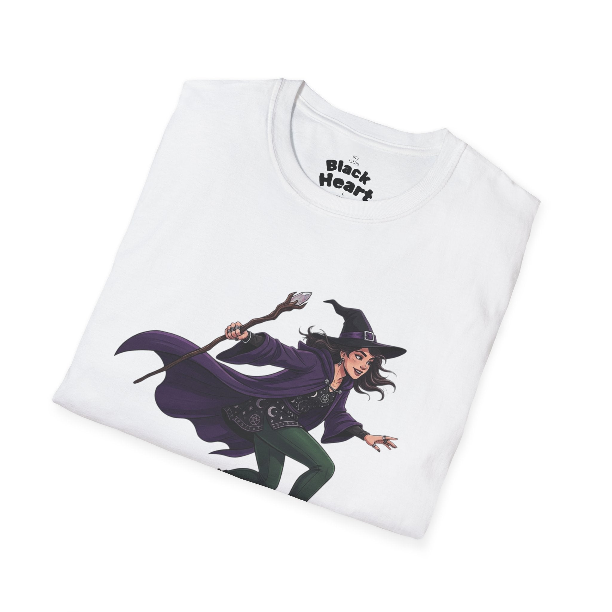 Skateboard Witch T‑Shirt – 'Howl’d Wicked' Halloween Skate Graphic Tee
