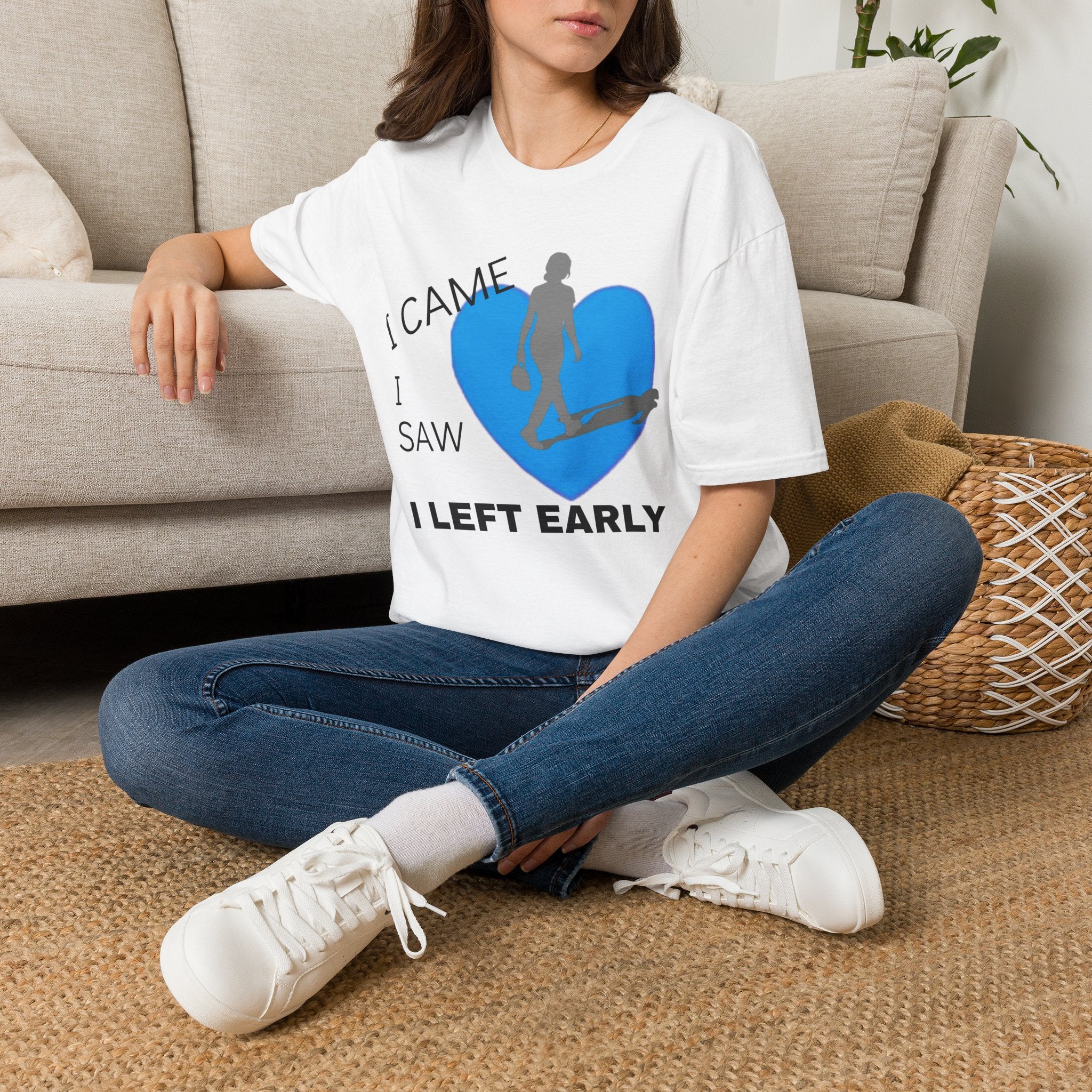 I Came, I Saw, I Left Early T-Shirt — Funny Introvert Graphic Tee