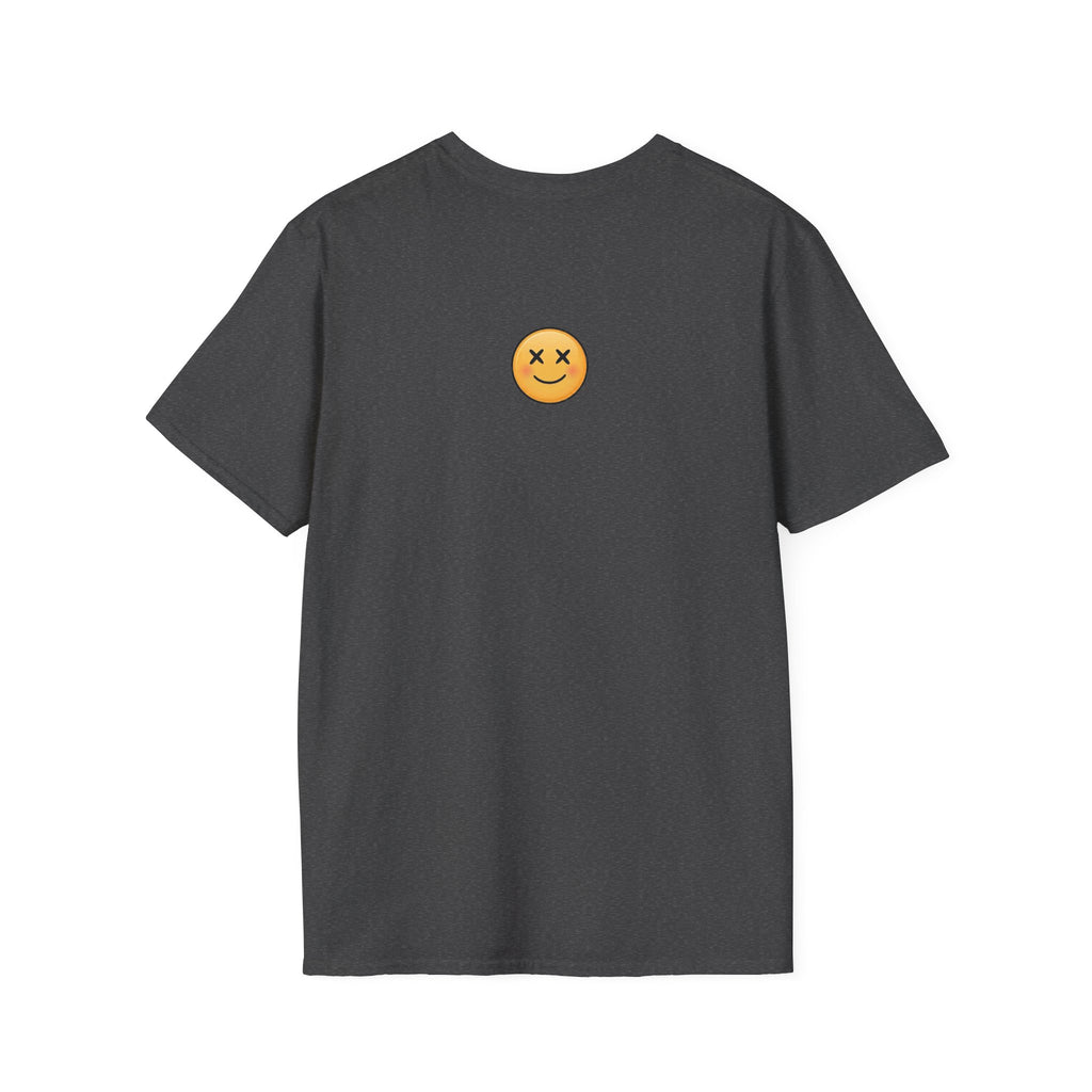 Smiling X-Eyes Emoji T-Shirt — Cute Playful Graphic Tee