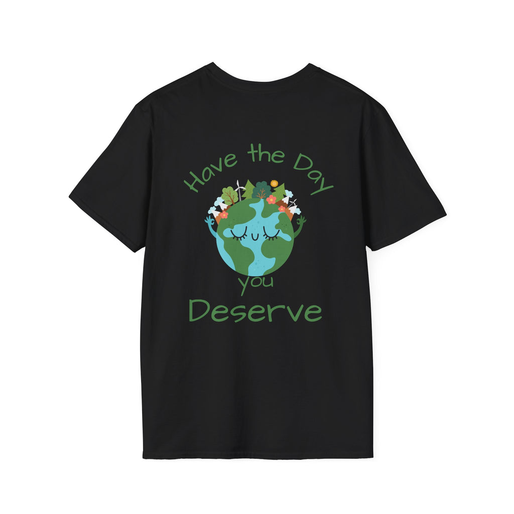 Earth Buddy Graphic T-Shirt — Cute Floral Globe Design