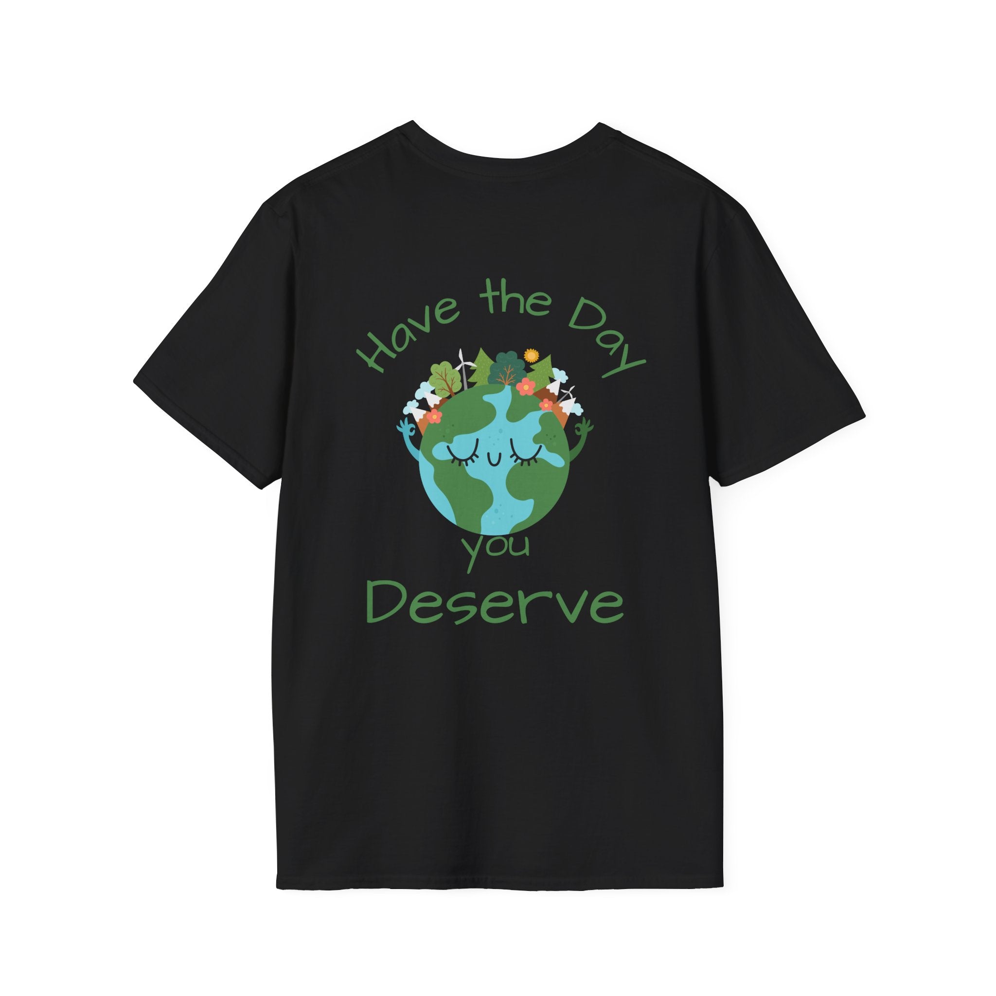 Earth Buddy Graphic T-Shirt — Cute Floral Globe Design