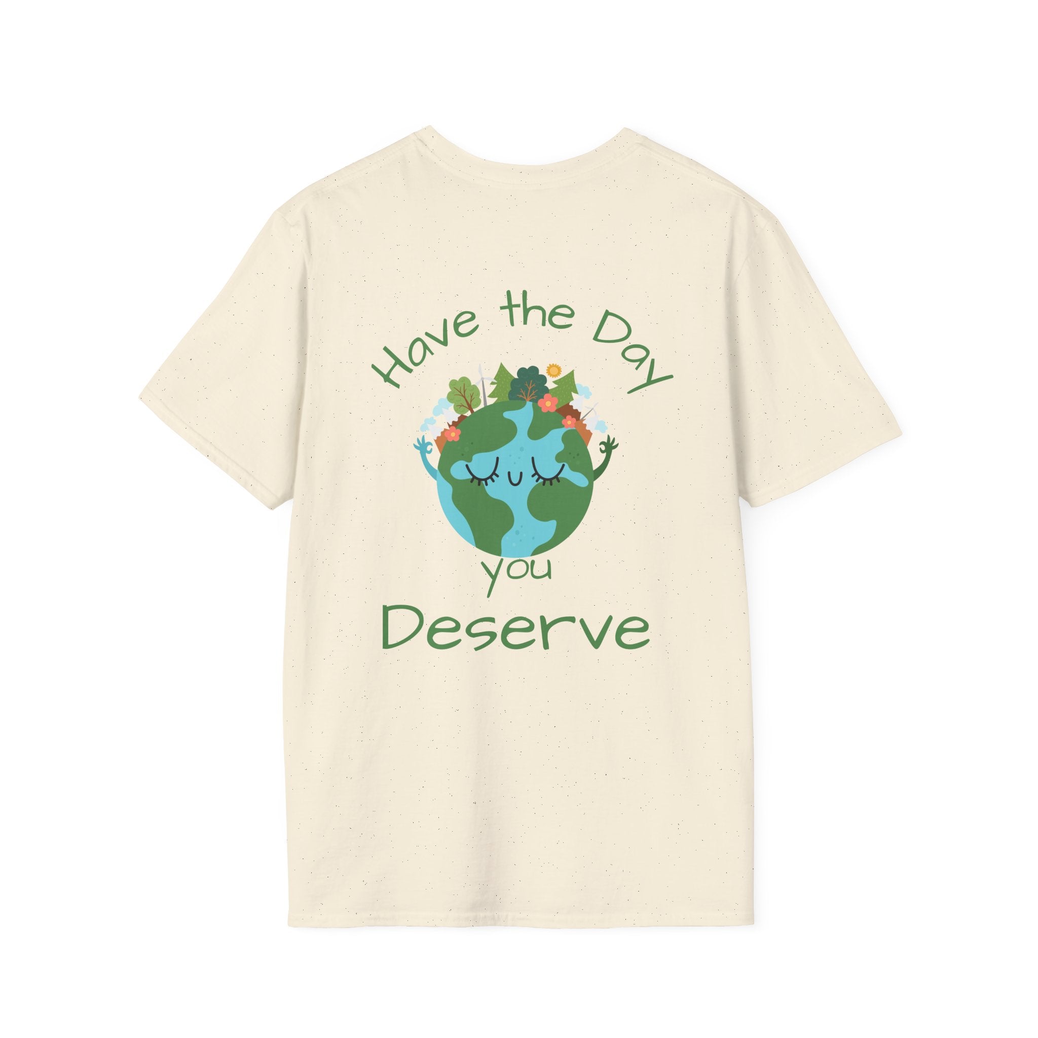 Earth Buddy Graphic T-Shirt — Cute Floral Globe Design