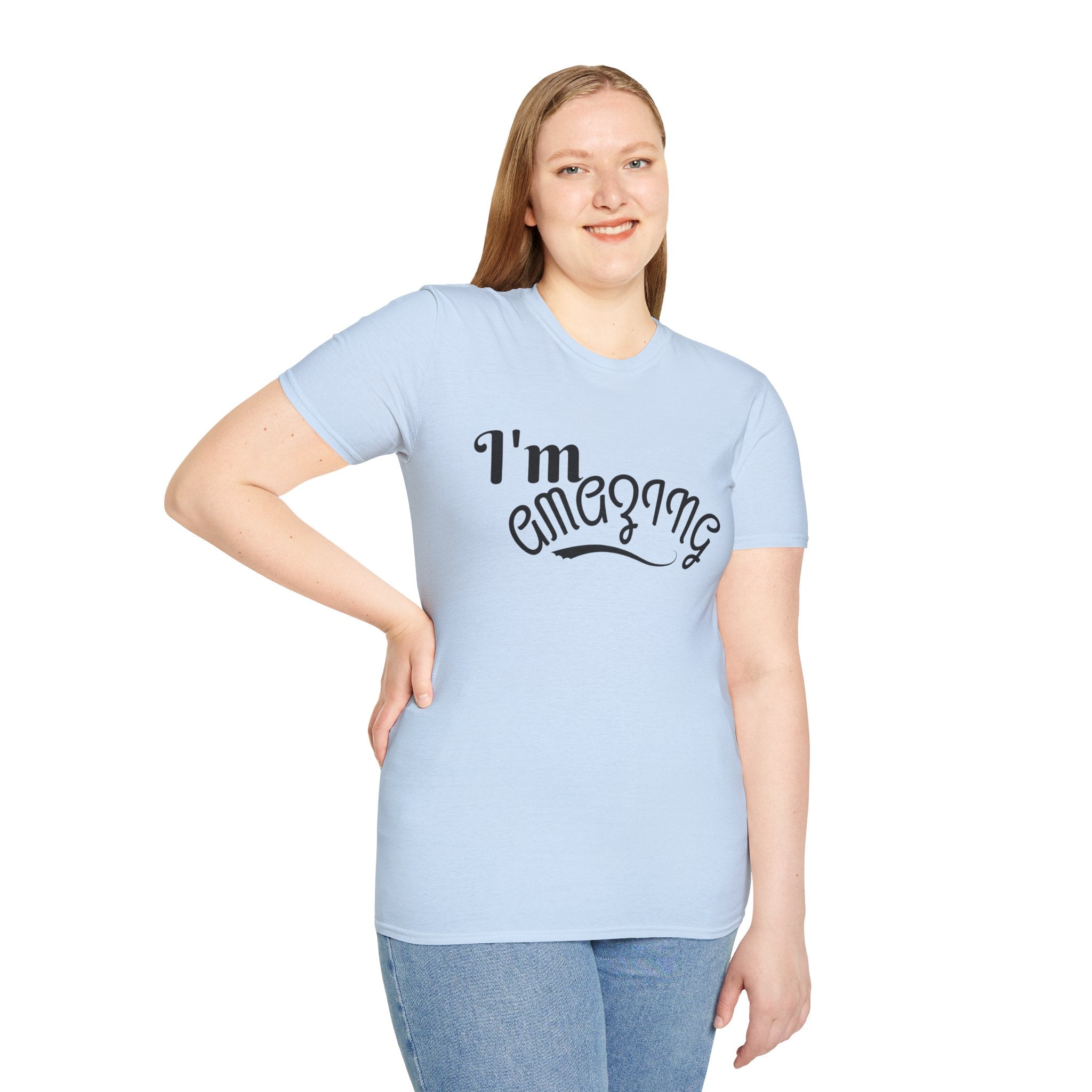 I'm Amazing T-Shirt — Confident Positive Quote Tee