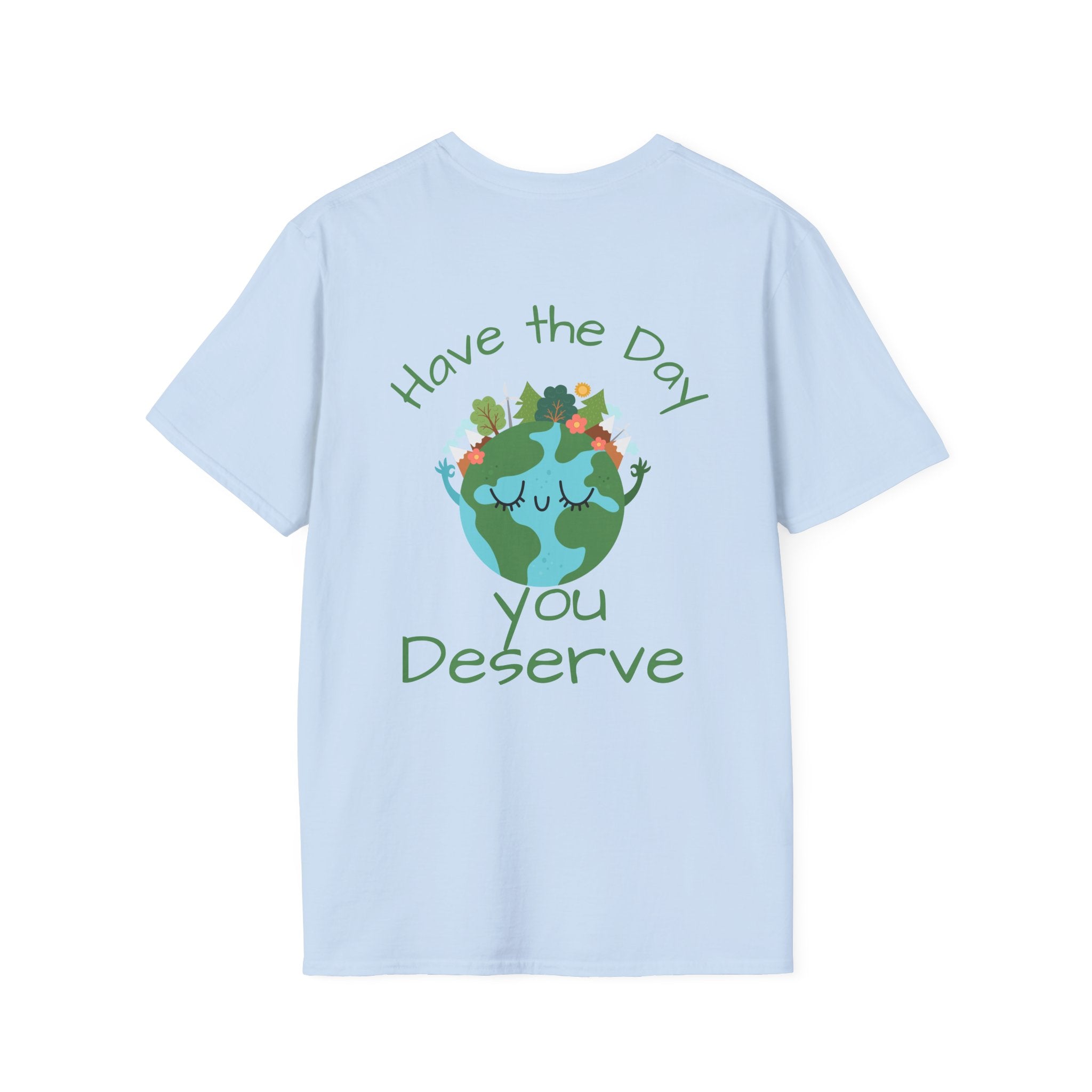 Earth Buddy Graphic T-Shirt — Cute Floral Globe Design