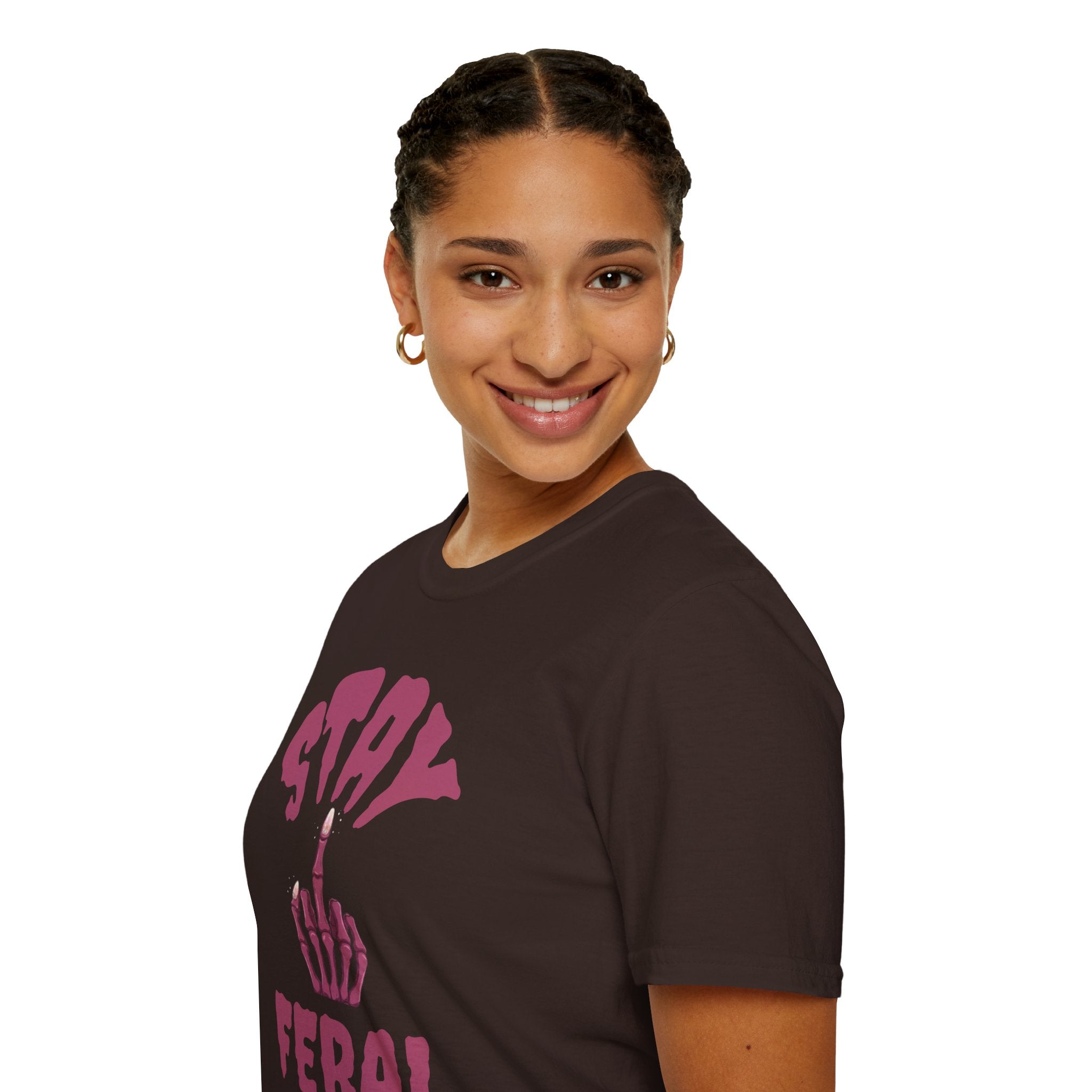 Stay Feral T-Shirt — Bold Retro Graphic Tee
