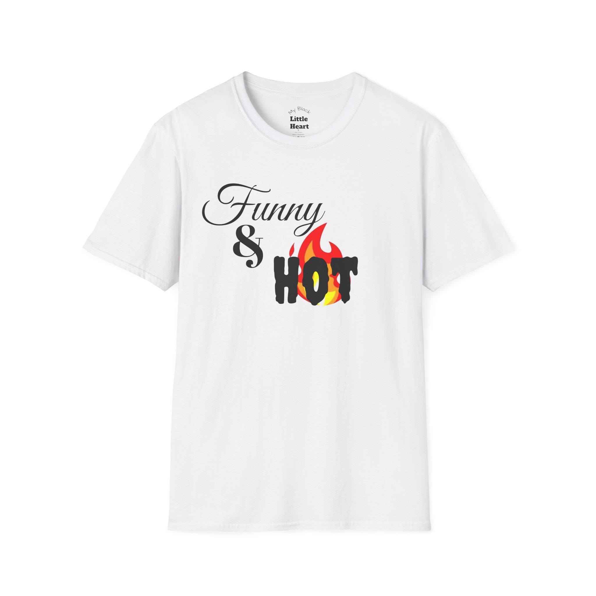 Funny & Hot T-Shirt — Playful Flame Graphic Tee