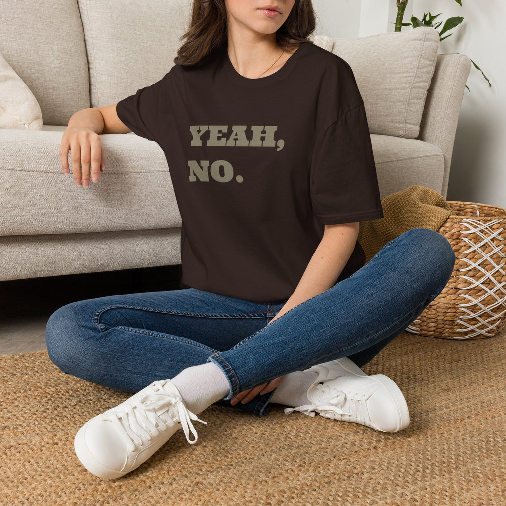 Yeah, No. Graphic T-Shirt — Funny Sarcastic Statement Tee