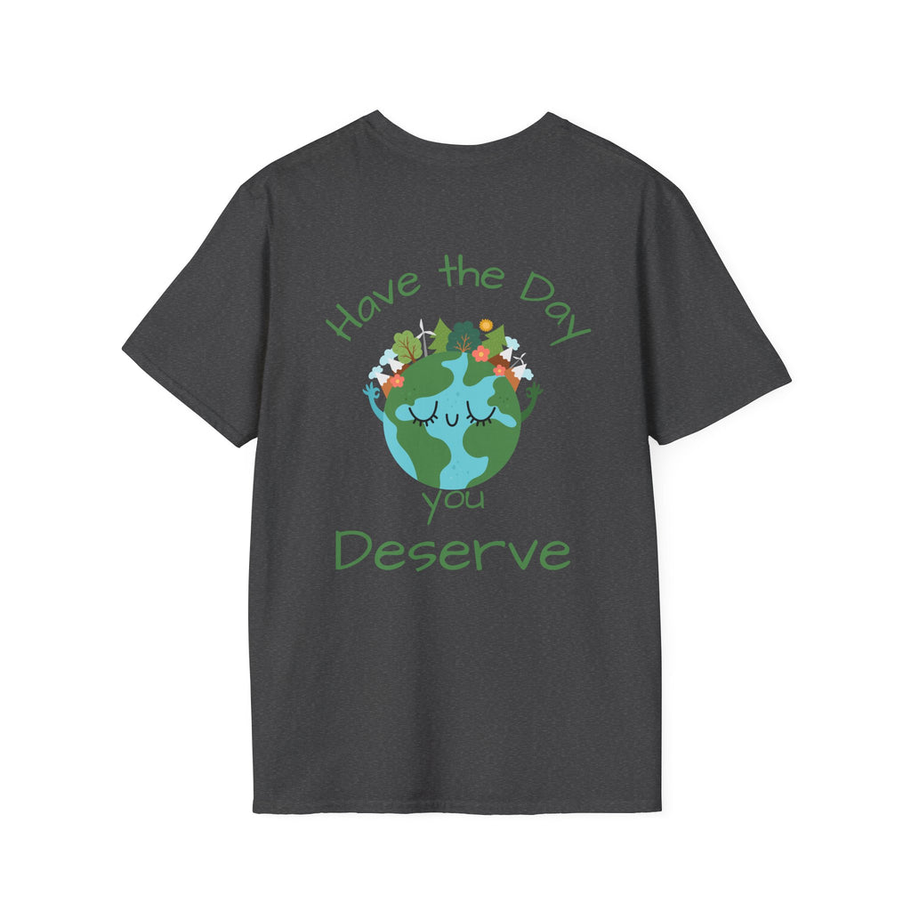 Earth Buddy Graphic T-Shirt — Cute Floral Globe Design