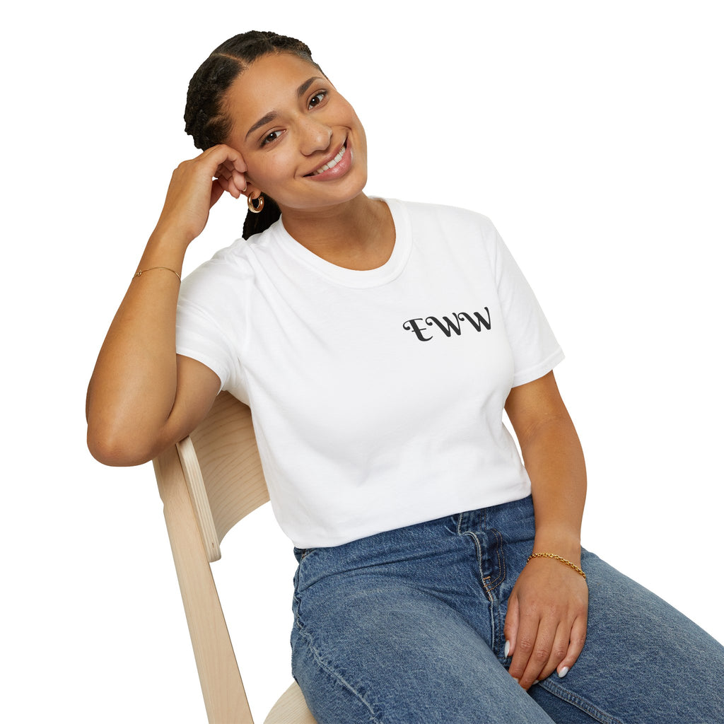 FWW Monogram Tee — Minimal Script Initials T-Shirt