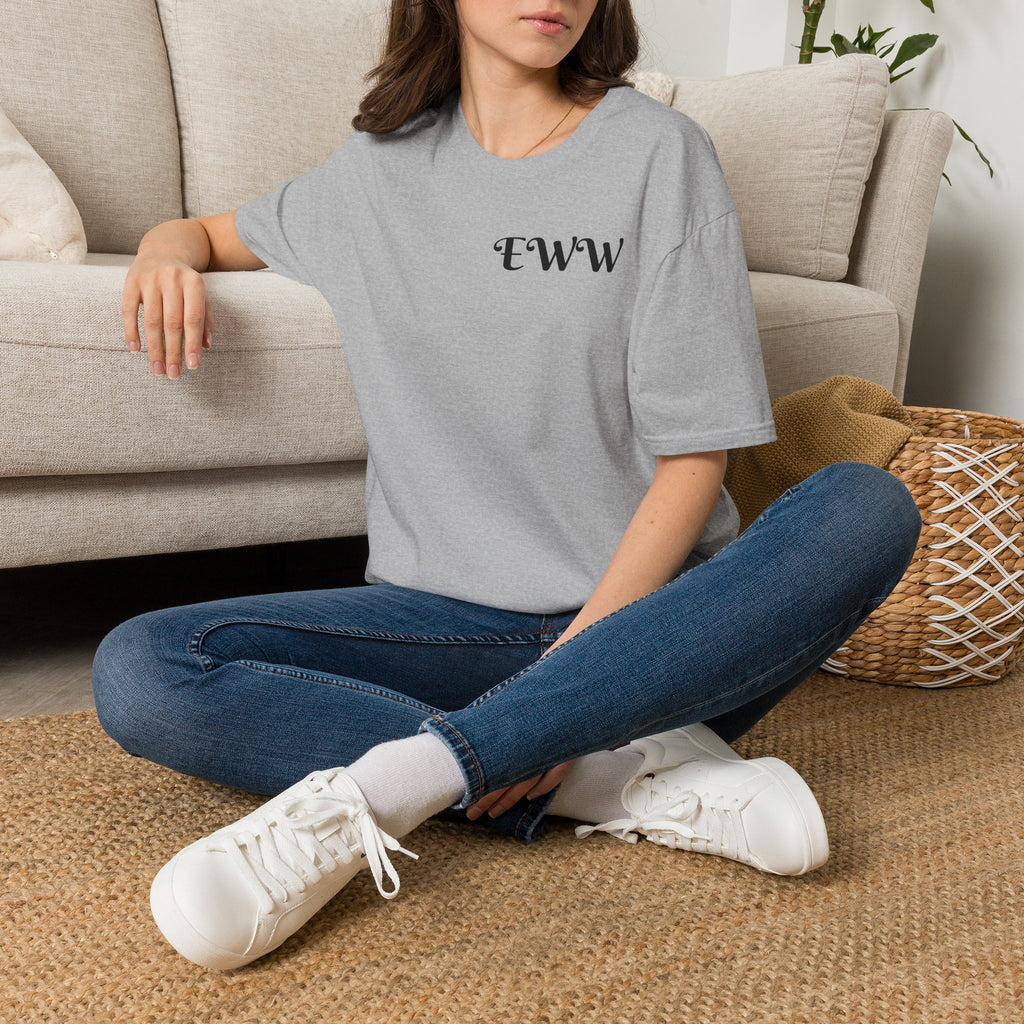 FWW Monogram Tee — Minimal Script Initials T-Shirt