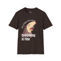 T-Shirt — 'It's Fine I'm Fine Everything Is Fine' Shark Graphic Tee